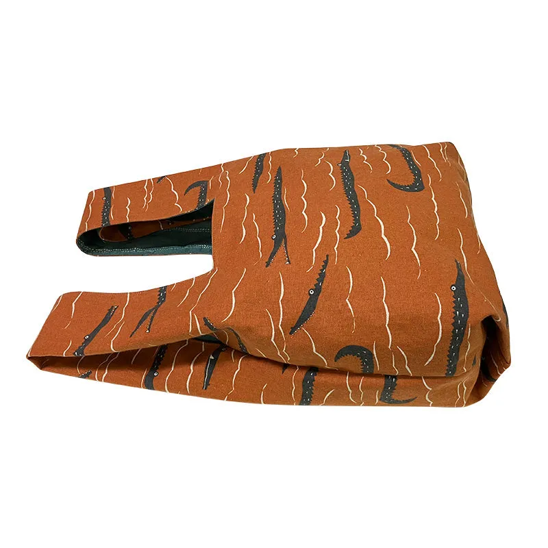 Yoko Saito Mini Bag kit sac à coudre crocodile lin coton
