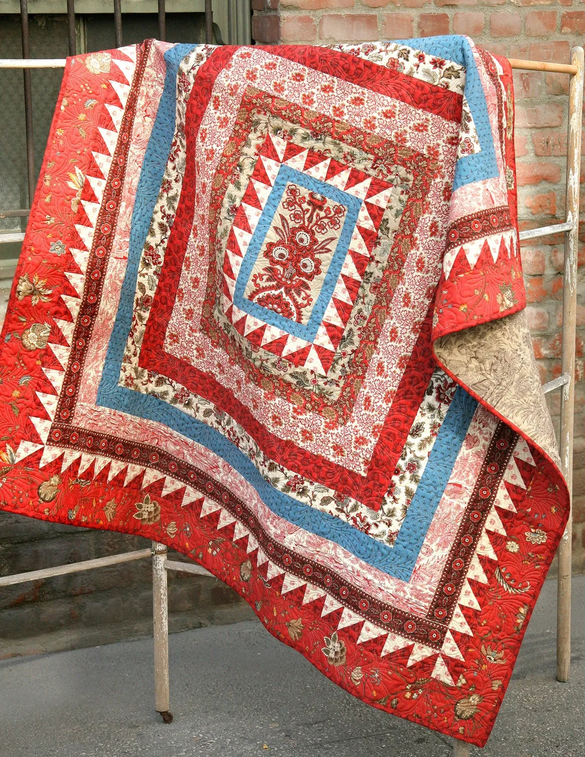 French General Le Marais patron quilt imprimé 55x59 classique