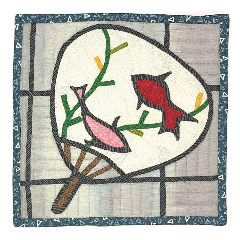Yoko Saito Summer Stained Glass kit patchwork poisson 21,5 cm