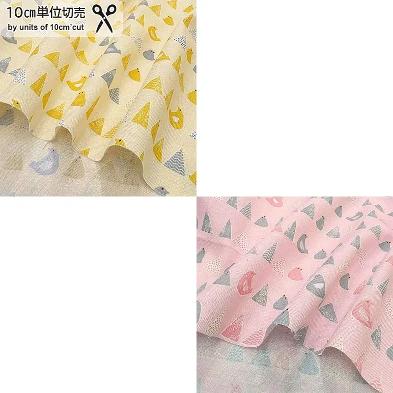 Yoko Saito web2603-A04 tissu coton poussin au mètre