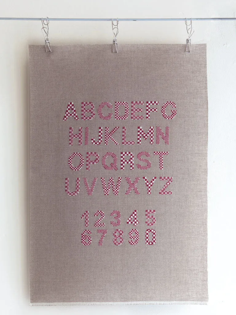 La Croix et La Manière ABC textiles Trompe-l'œil livre point de croix