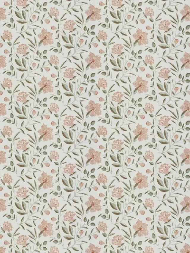 French General Jardin Lilou Sienna tissu ameublement