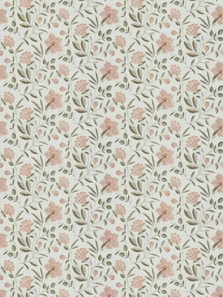 French General Jardin Lilou Sienna tissu ameublement