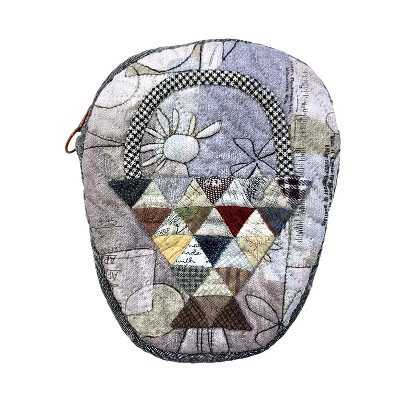 Yoko Saito Triangle Basket Pouch kit trousse 16 cm