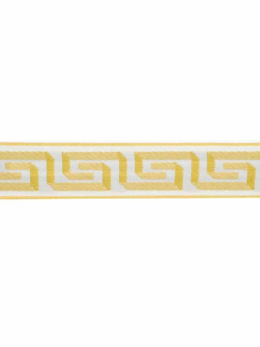 French General Renier Soleil galon déco coton 7cm jaune