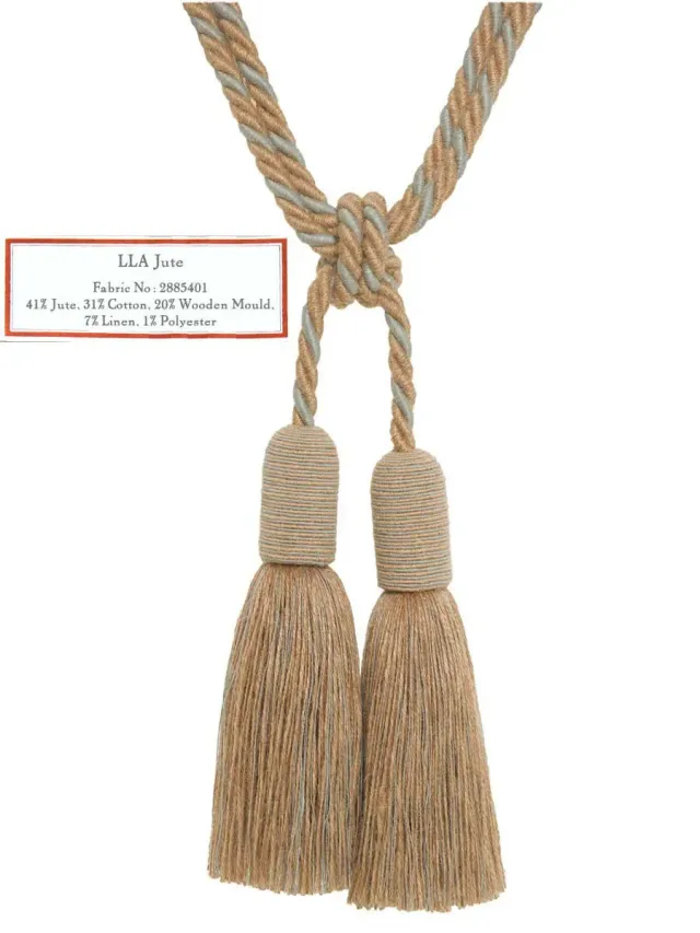 French General LLA galon à glands jute naturel pièce