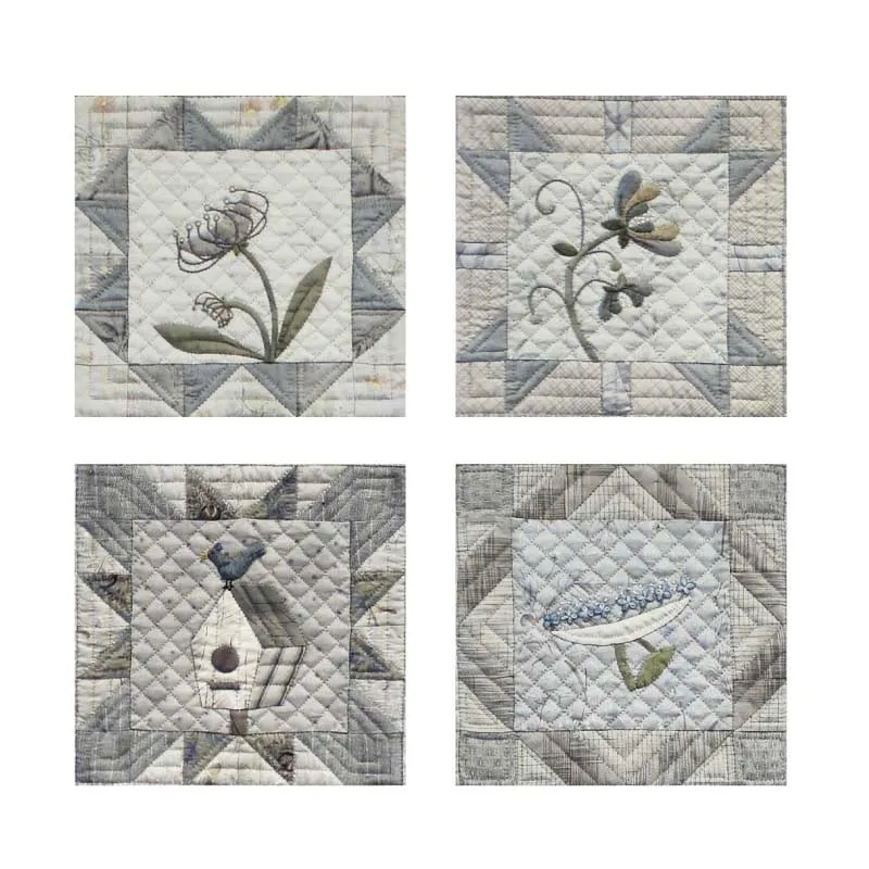 Yoko Saito Kurbits patron quilt fleurs imaginaires anglais