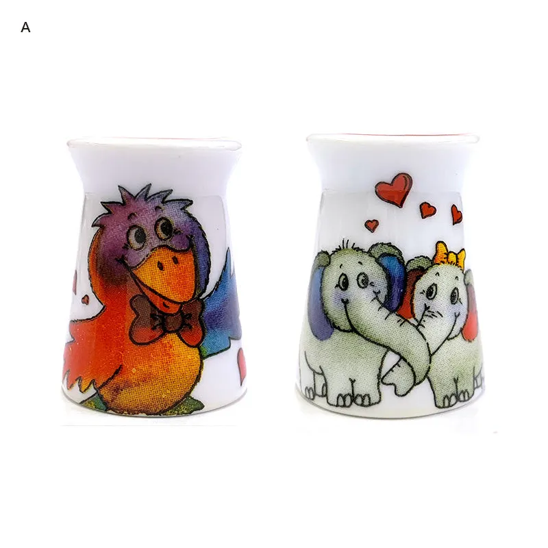 Yoko Saito Arita dé porcelaine monstre motif A à quilter