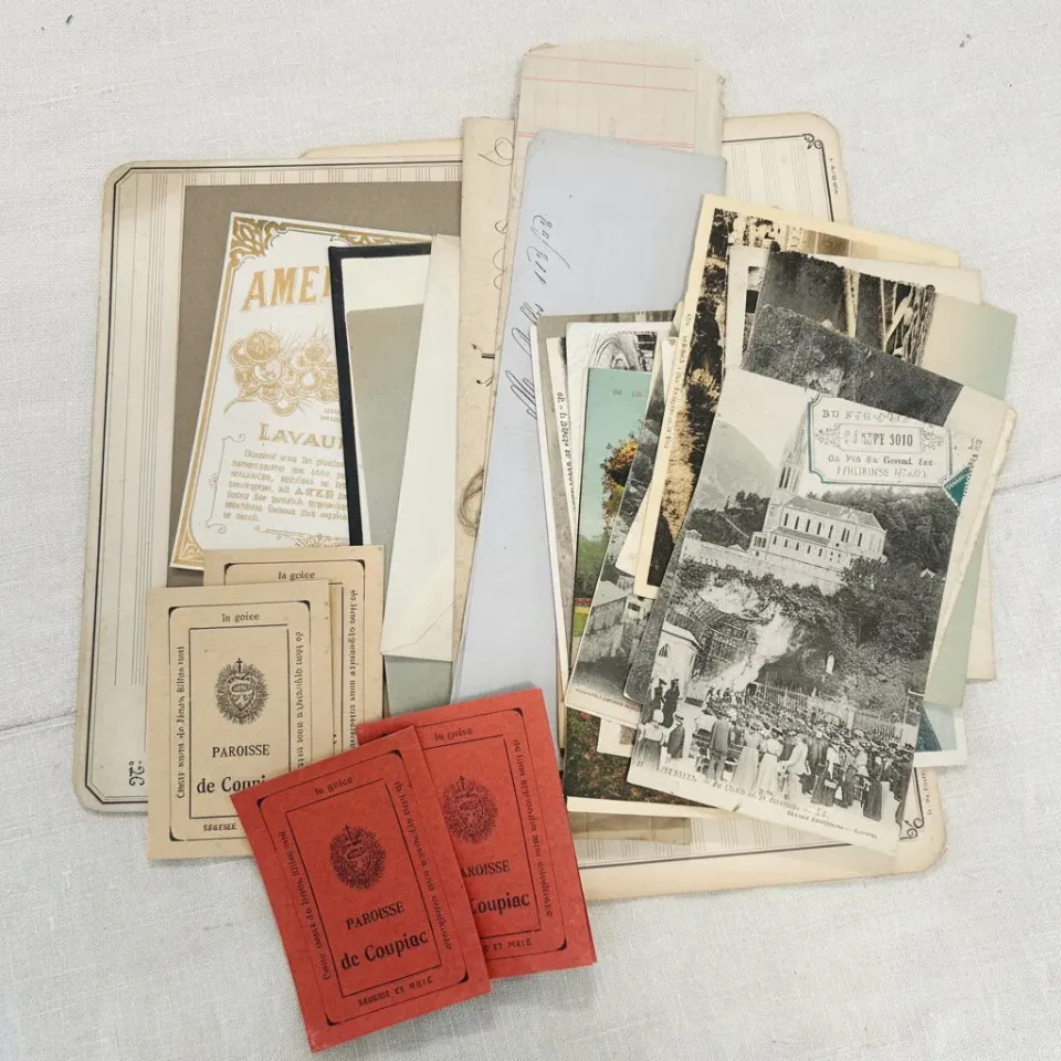 French General Paper Pack papiers anciens pour collage