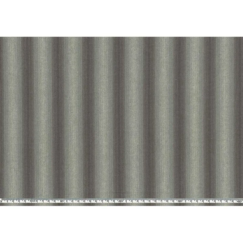 Yoko Saito 2026-02-A09 tissu coton rayé kaki au mètre