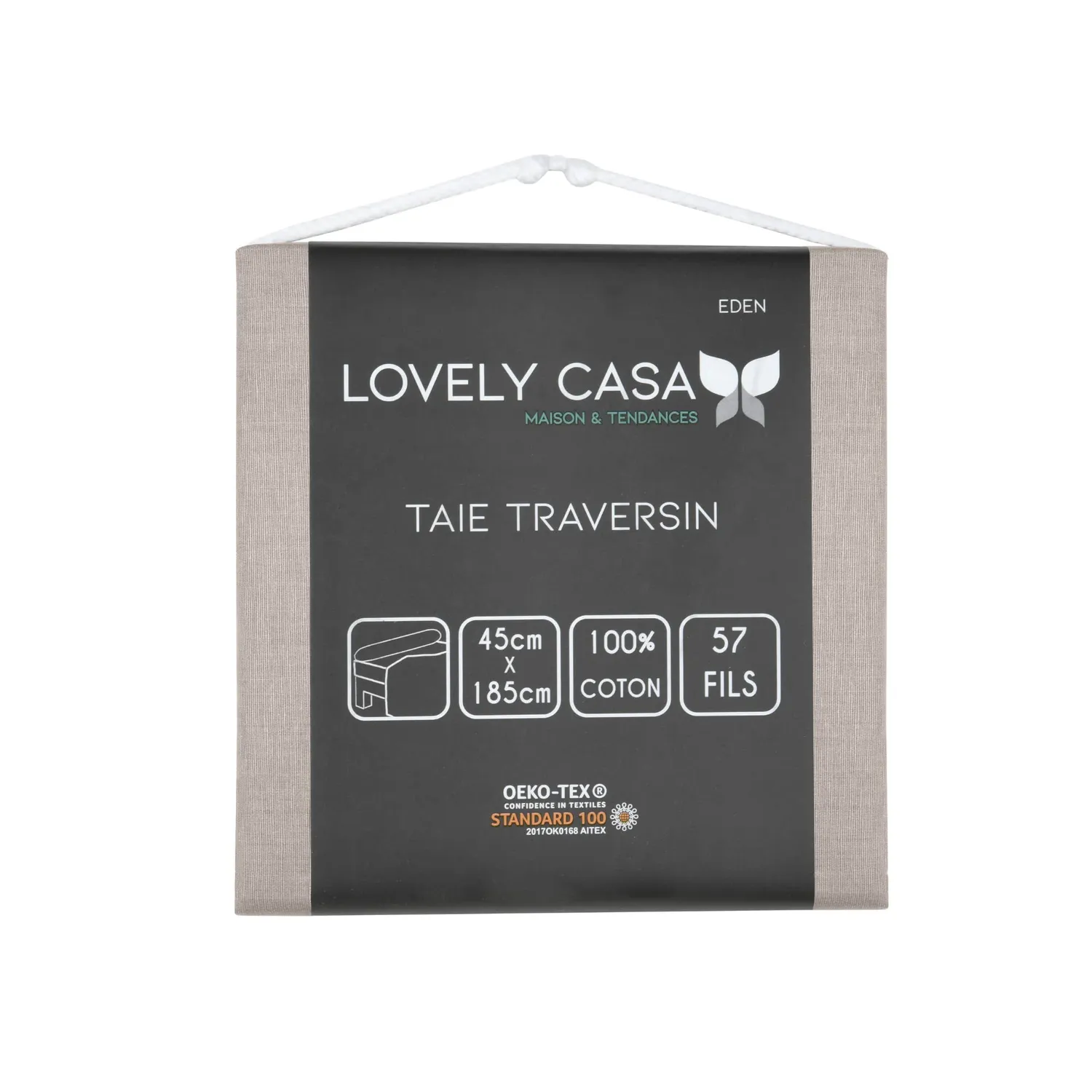 Stof Eden taie de traversin 45x185 cm lin coton