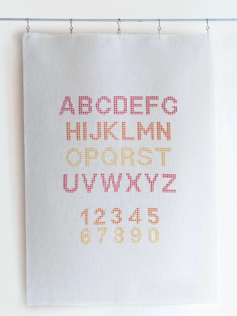 La Croix et La Manière ABC textiles Trompe-l'œil livre point de croix