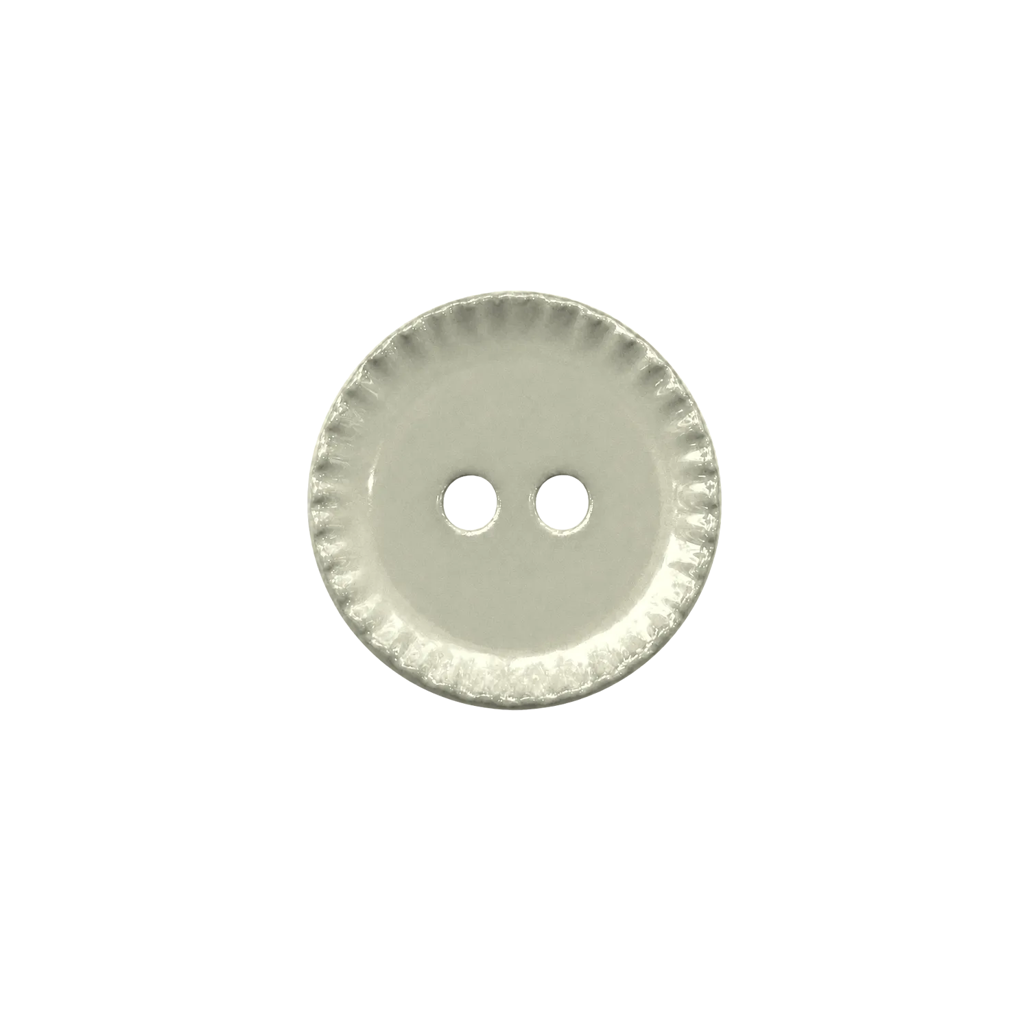 La Maison Naïve Collerette 12 mm bouton brillant amande