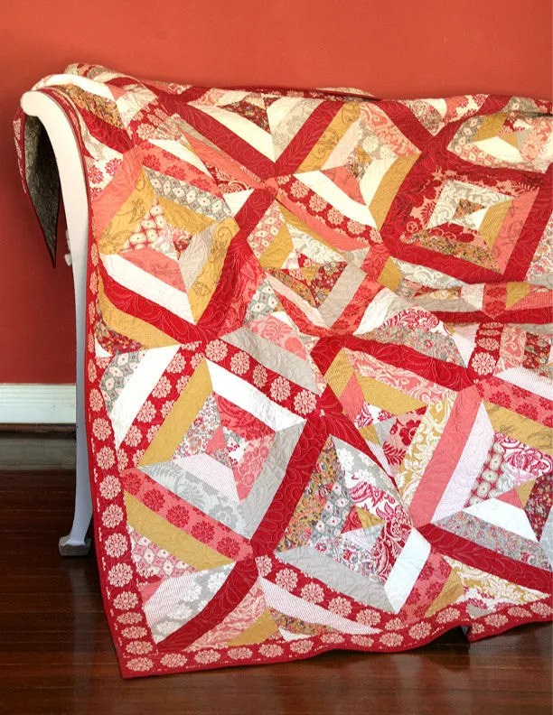 French General Madame Rouge patron quilt imprimé