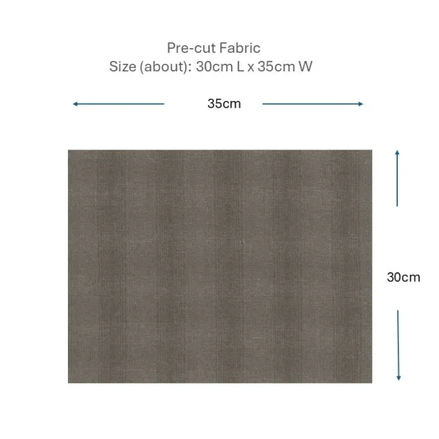 Yoko Saito 2026-05-A15 tissu 30x35 cm gris