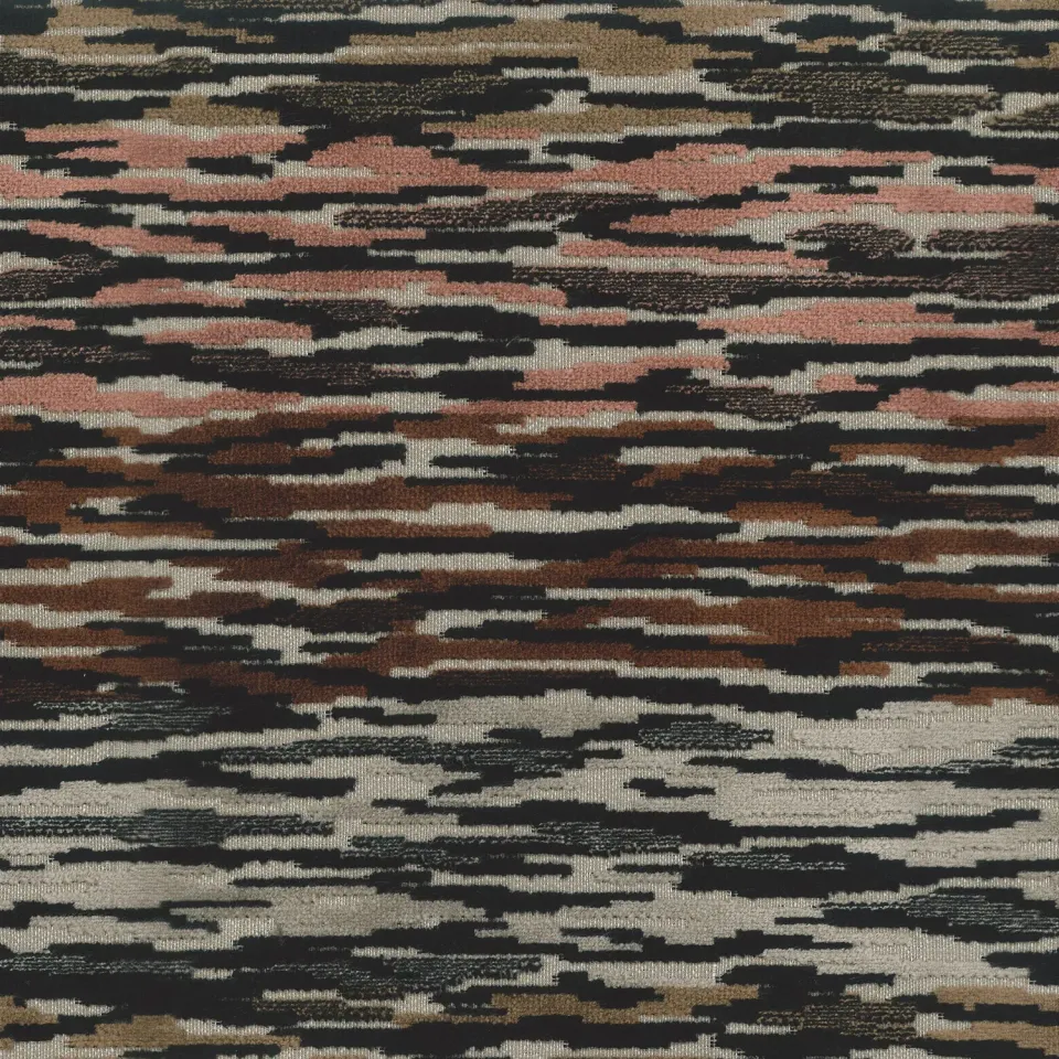 Elastron Eden Collection tissu canapé terra motif organique