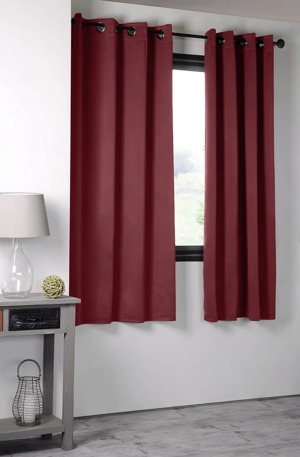 STOF Notte rideau occultant 135x180 cm grenache polyester