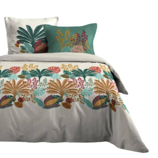 Stof Djibouti housse couette 240x220 multicolore coton taies