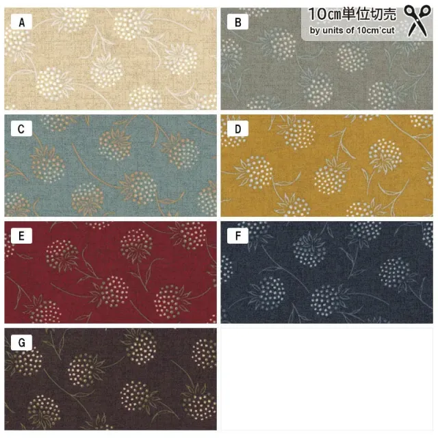 Yoko Saito Centenary 31 10683 tissu coton au mètre