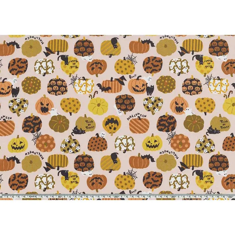 Yoko Saito Halloween tissu coton citrouilles au mètre