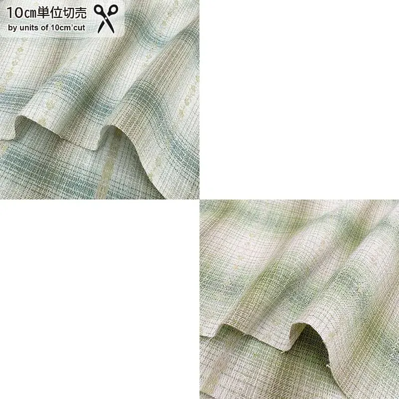 Yoko Saito web2604-A09 tissu coton carreaux bleu au mètre