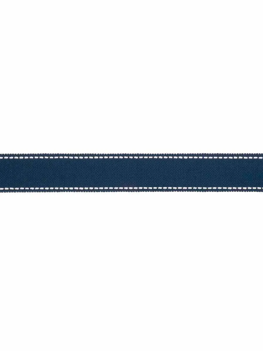French General Picard Indigo galon ameublement lin 4,4 cm