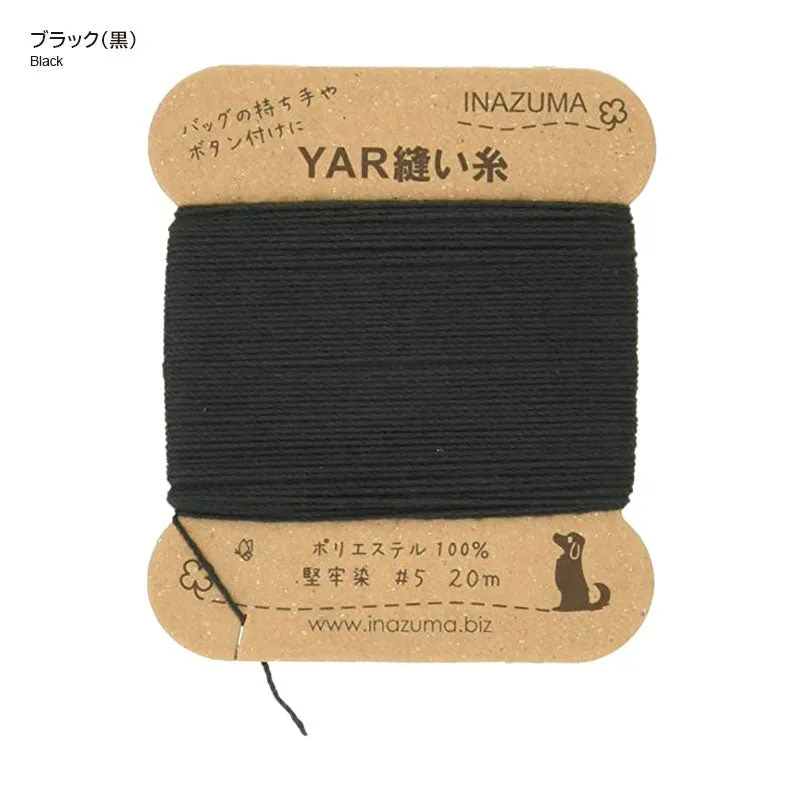 Yoko Saito dm2109 fil à coudre anses noir polyester