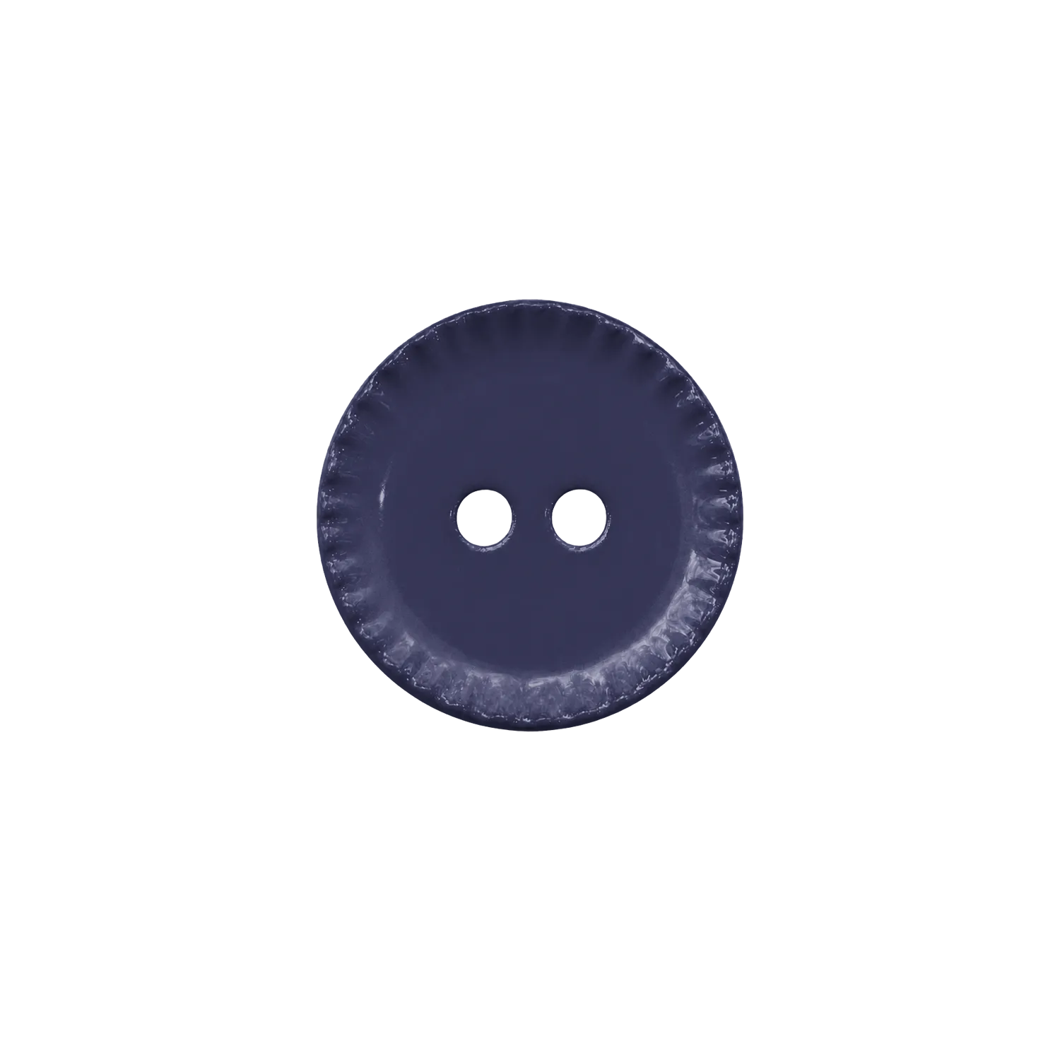 La Maison Naïve Bouton à Collerette 12 mm bouton indigo brillant