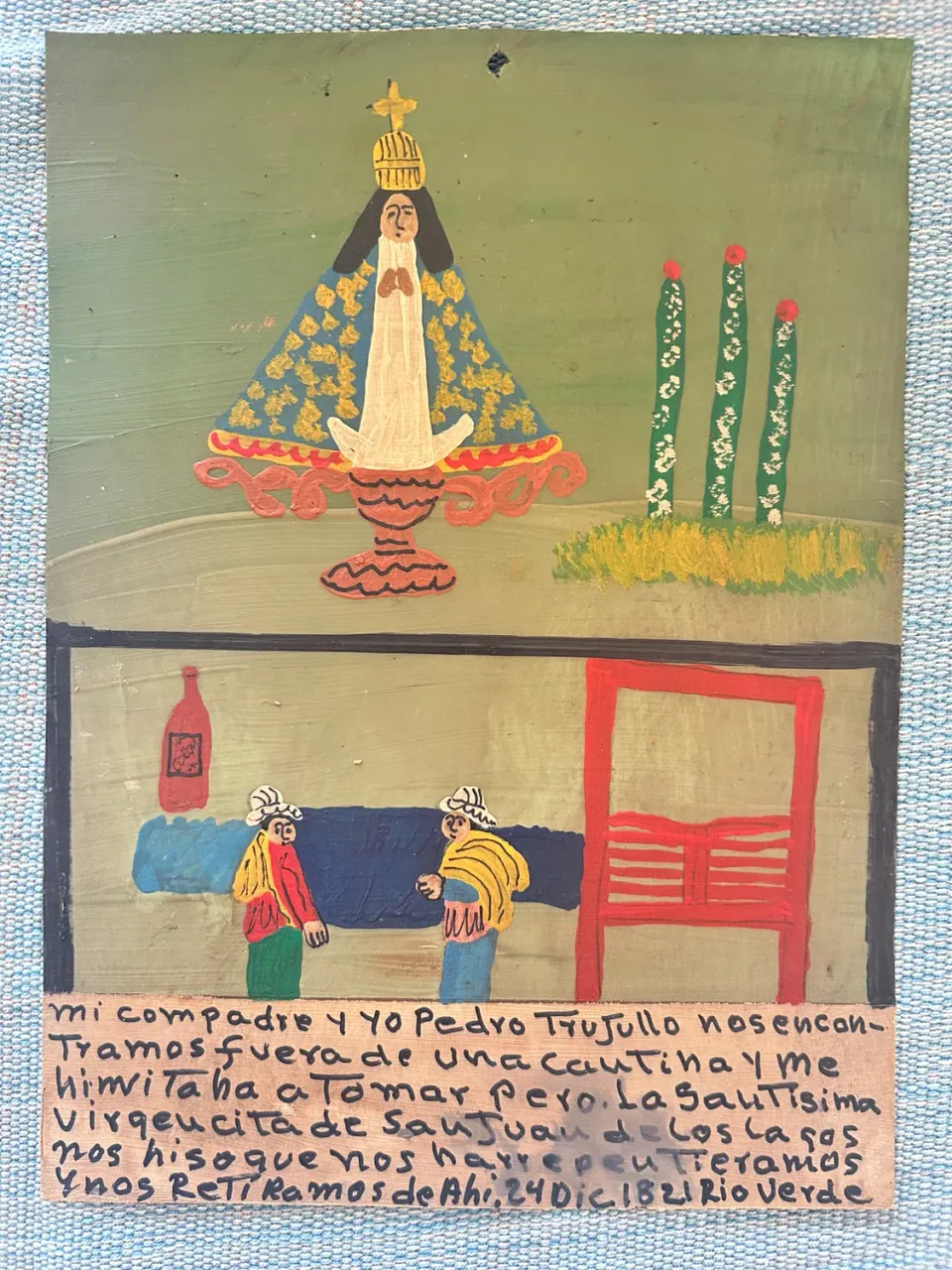 French General Retablo mexicain déco murale métal style A
