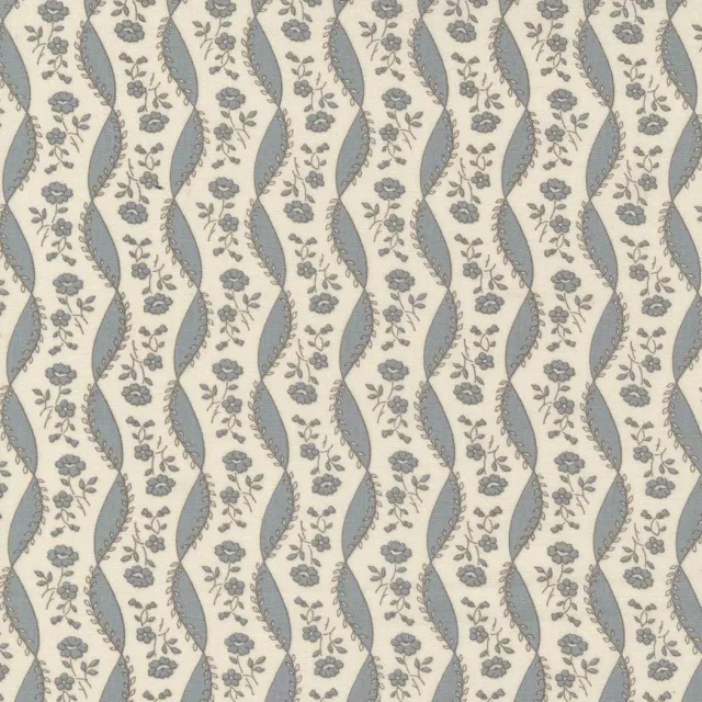 French General La Grande Soiree 13926 22 tissu coton bleu