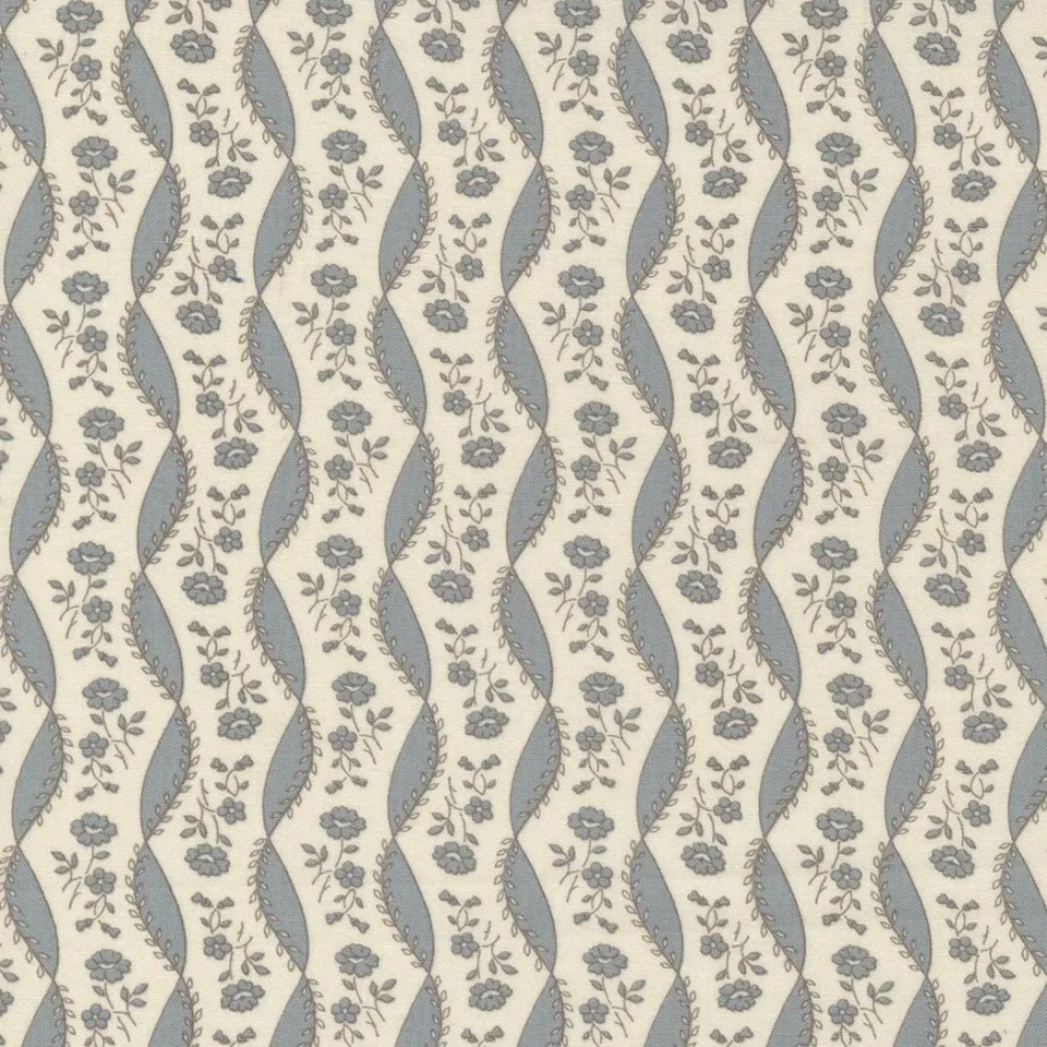 French General La Grande Soiree 13926 22 tissu coton bleu