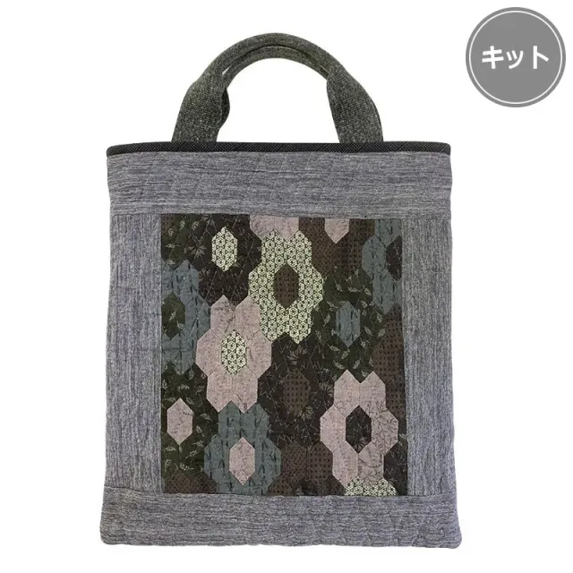Yoko Saito Long Hexagon kit sac patchwork EPP 37 cm automne