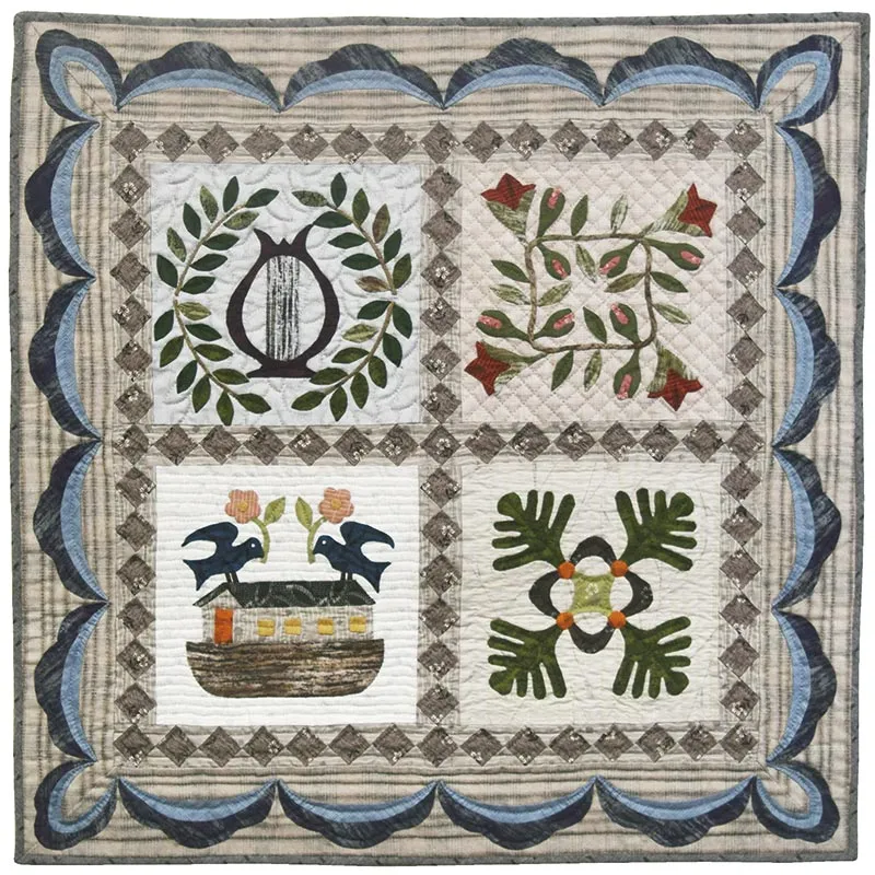 Yoko Saito Baltimore Quilt patron taille réelle appliqué