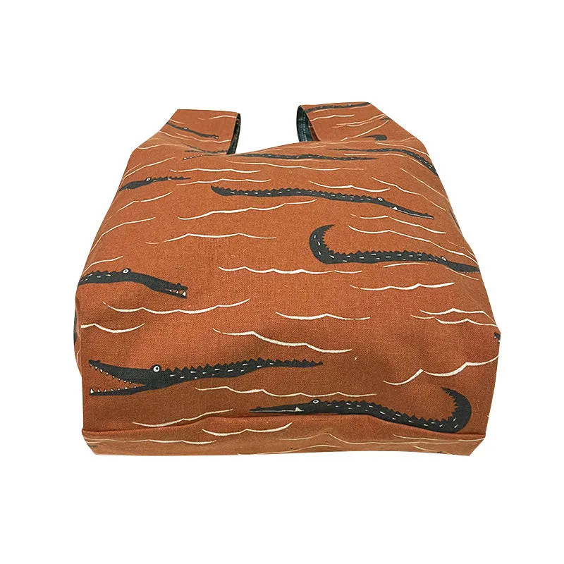 Yoko Saito Mini Bag kit sac à coudre crocodile lin coton