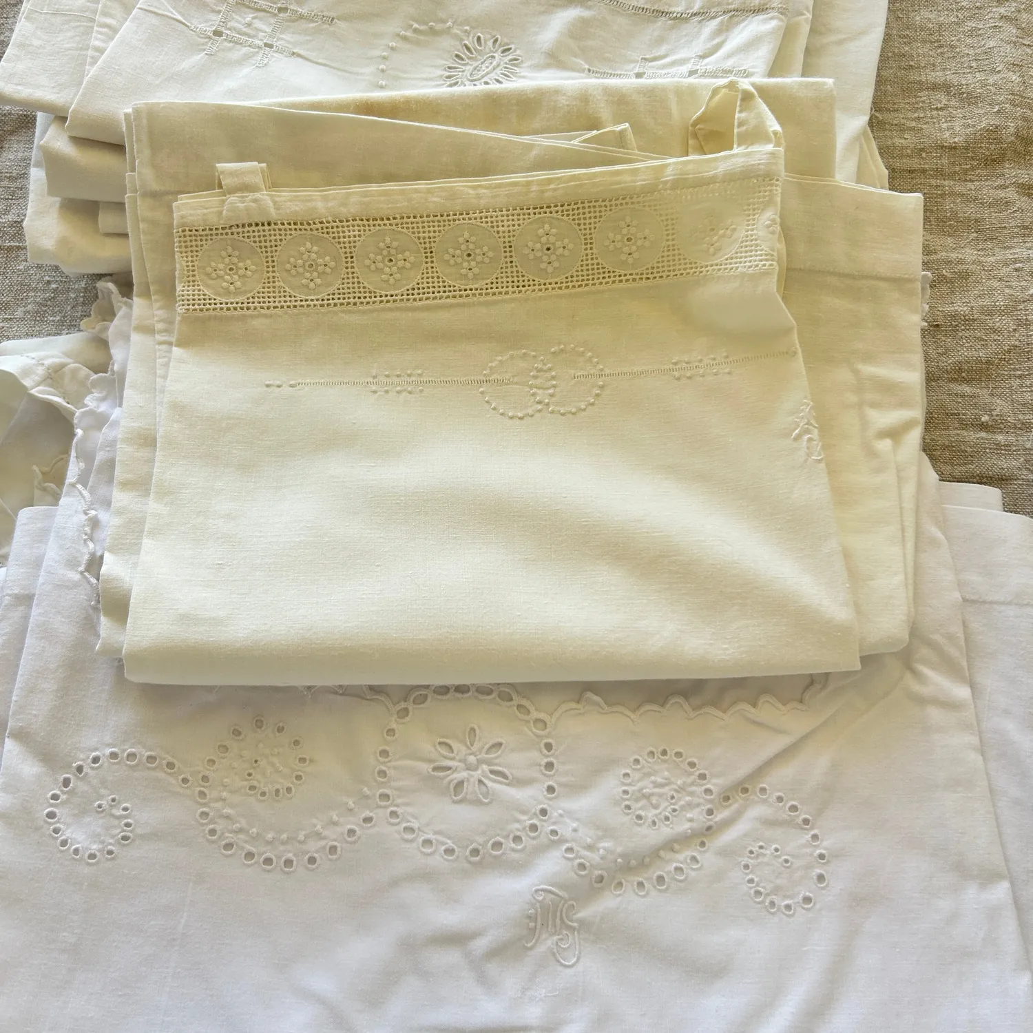 French General chemise ancienne coton sans manches taille 8-10