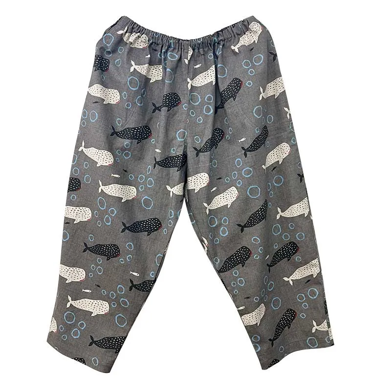 Yoko Saito Egg Pants A kit pantalon requin gris