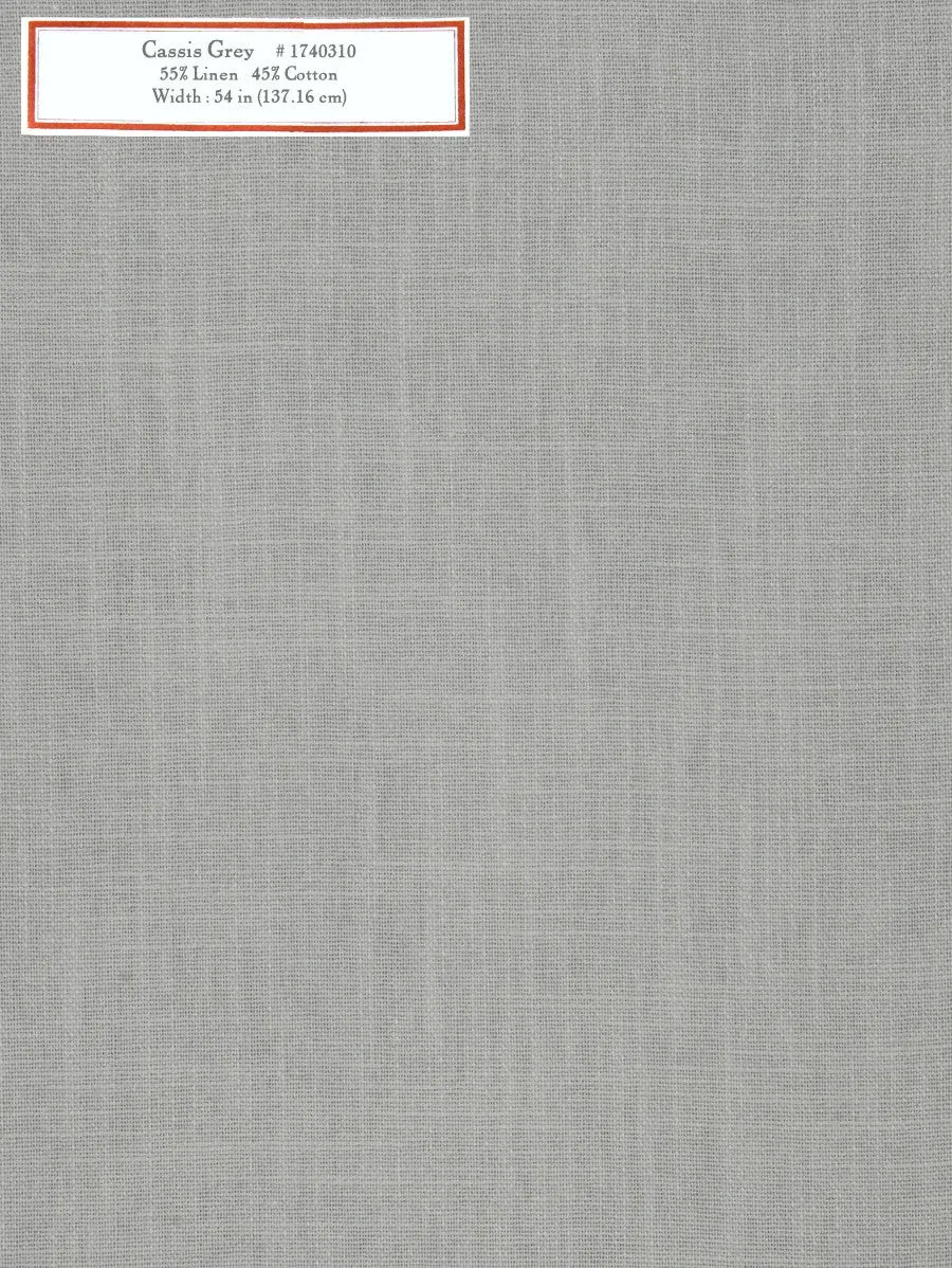 French General Cassis Grey tissu ameublement gris au mètre