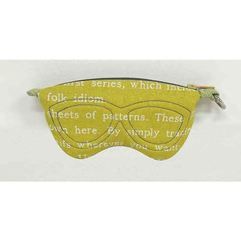 Yoko Saito lunettes kit étui lunettes appliqué 17 cm