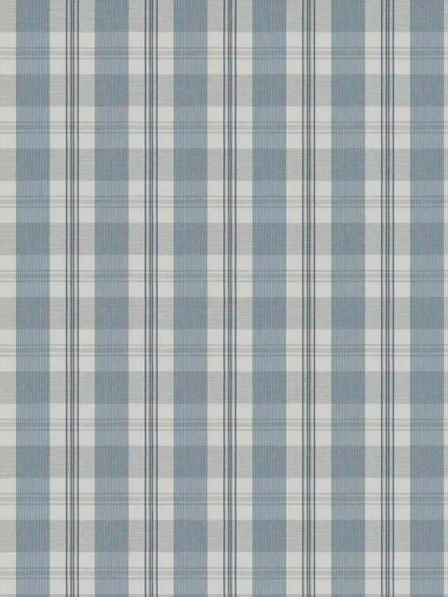 French General Apolline Azure tissu ameublement indigo 137 cm