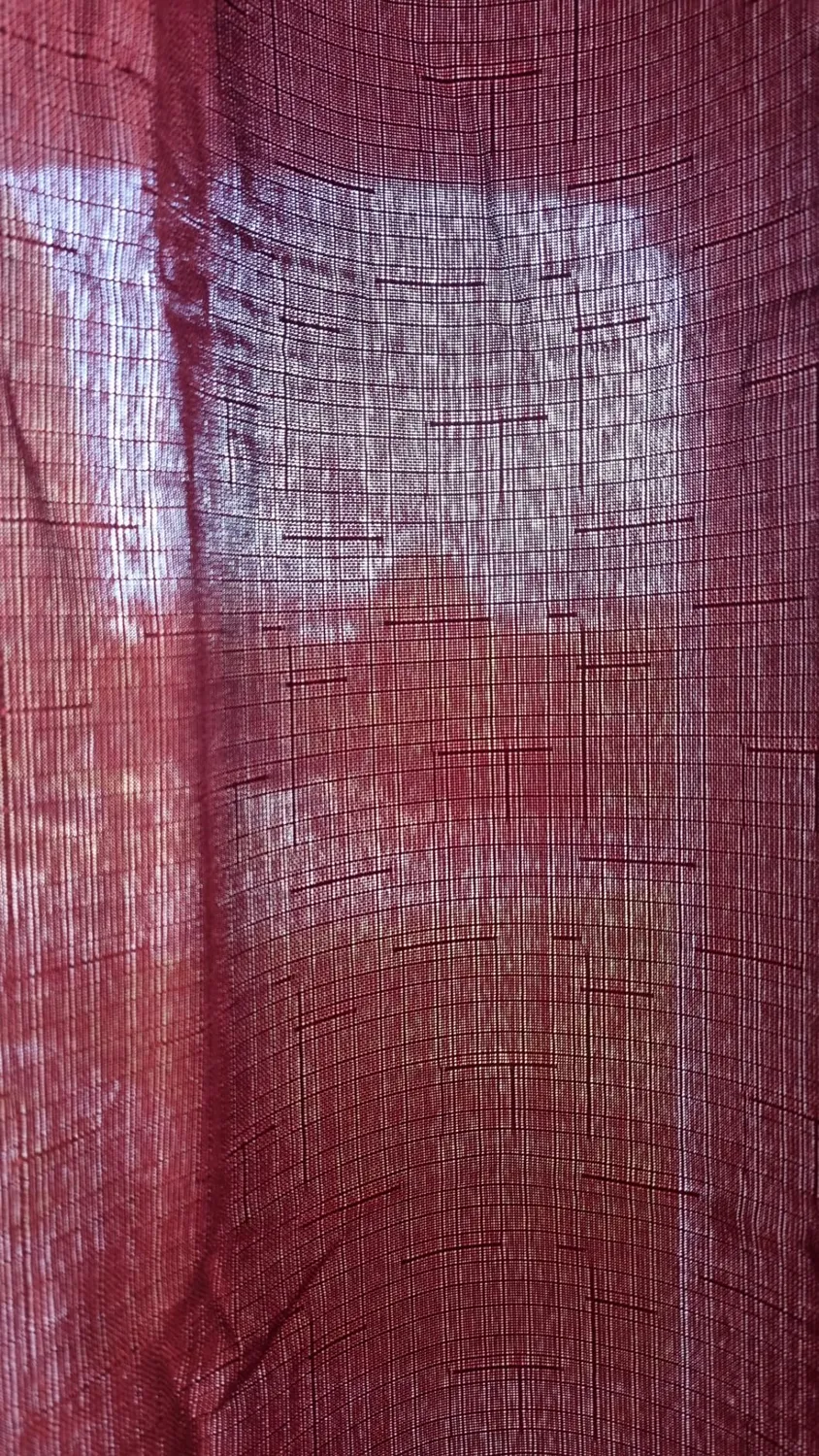 Stof Bea rideau 140x260 cm terracotta 1 panneau chiné