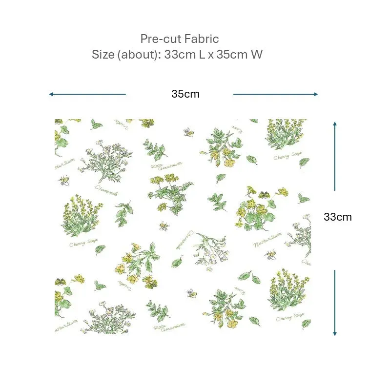 Yoko Saito 2026-04-A04 coupon tissu coton 33x35cm abeilles