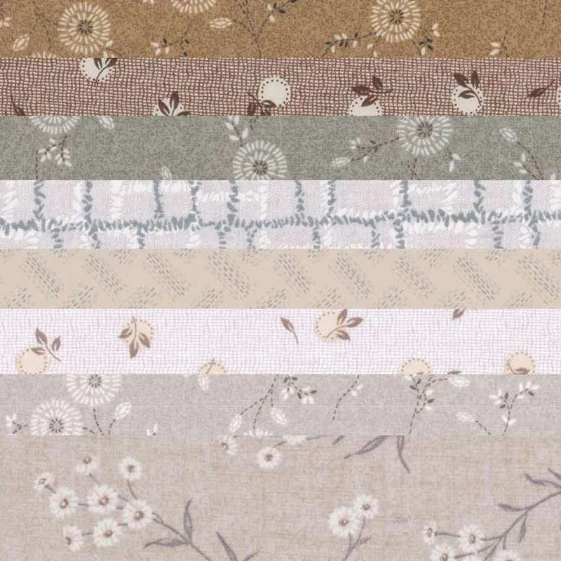 Yoko Saito Centenary 32 lot 8 tissus coton base