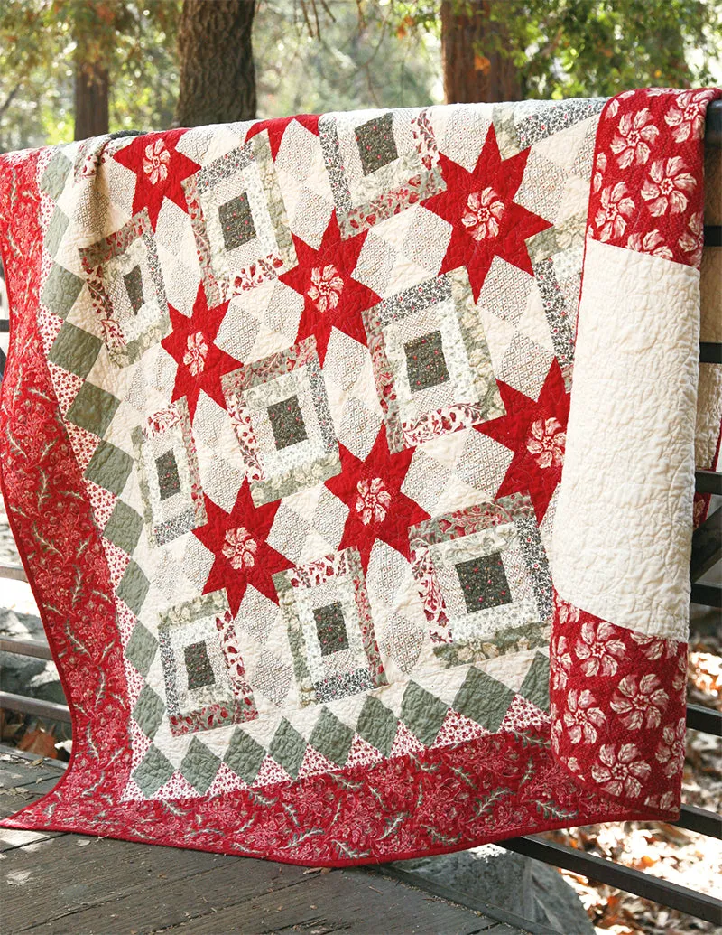French General Fete De Noel patron quilt instructions papier