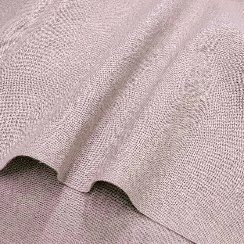 Yoko Saito 2026-03-A16 tissu lin rose par 0,1 m