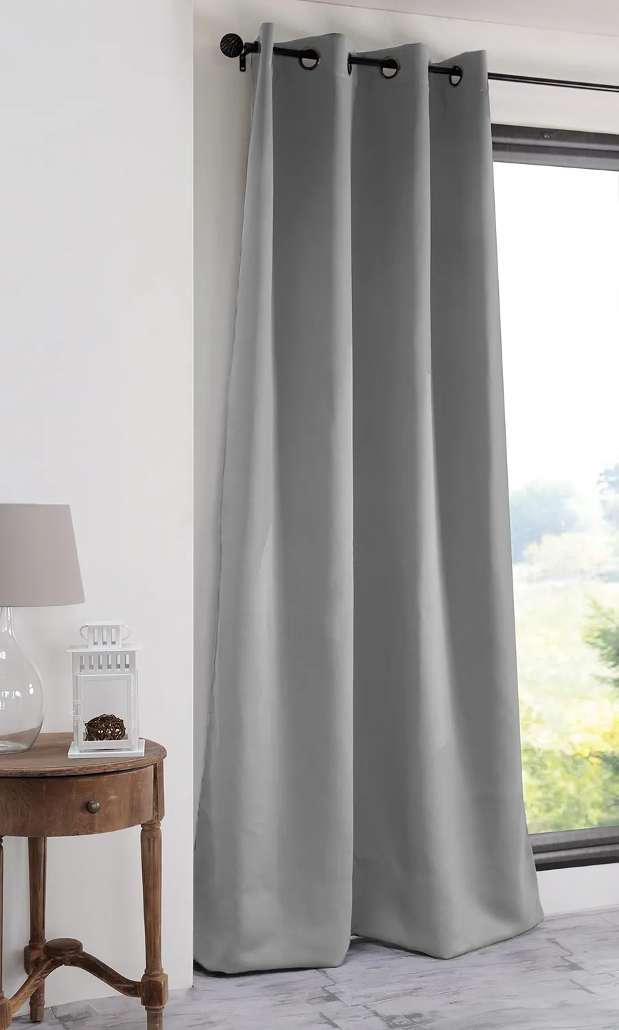Stof Notte R91840005 rideau gris 140x280 cm opaque