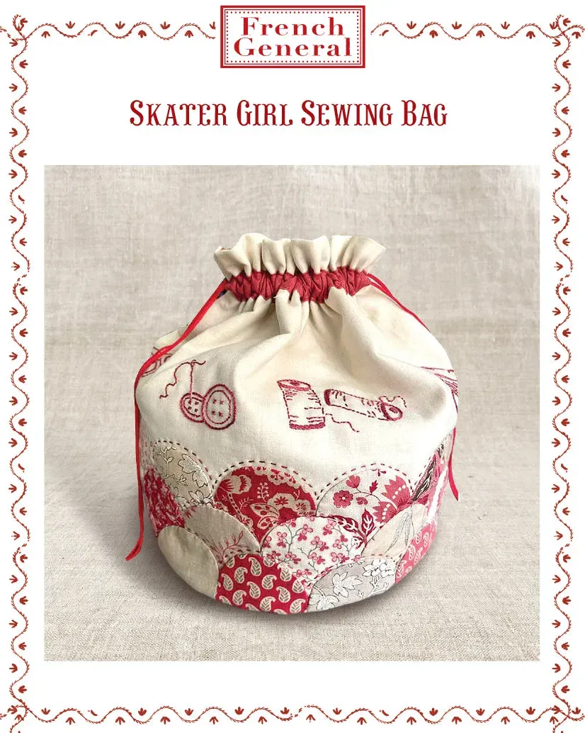 French General Rouenneries Trois patron sac couture Skater Girl