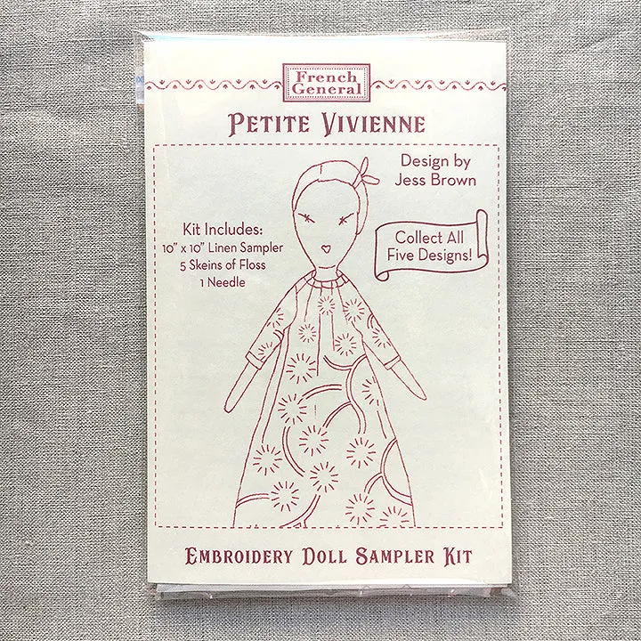 French General Petite Vivienne kit broderie Jess Brown