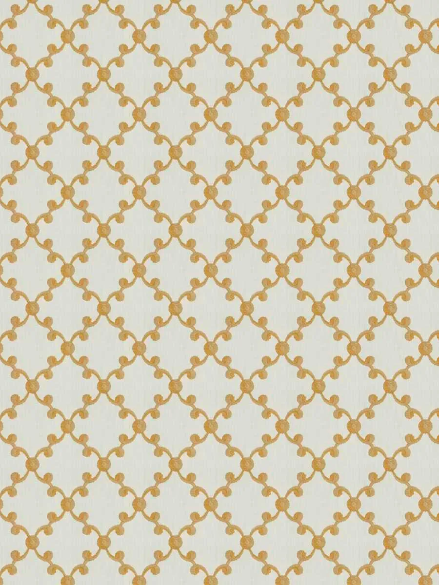 French General Jardin Morisette Harvest tissu ameublement brodé viscose au mètre