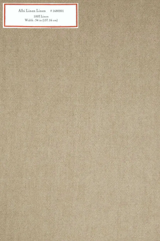 French General Albi Linen tissu ameublement lin au mètre