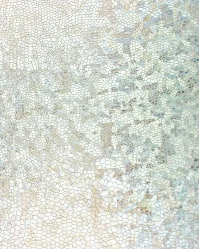 Tissushop Écailles tissu élasthanne argent 1 mètre
